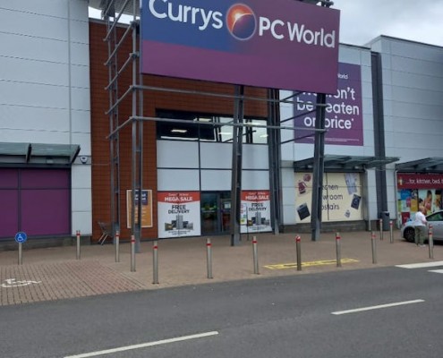 Currys PC World, Commercial Painting Services, Sligo, Ireland