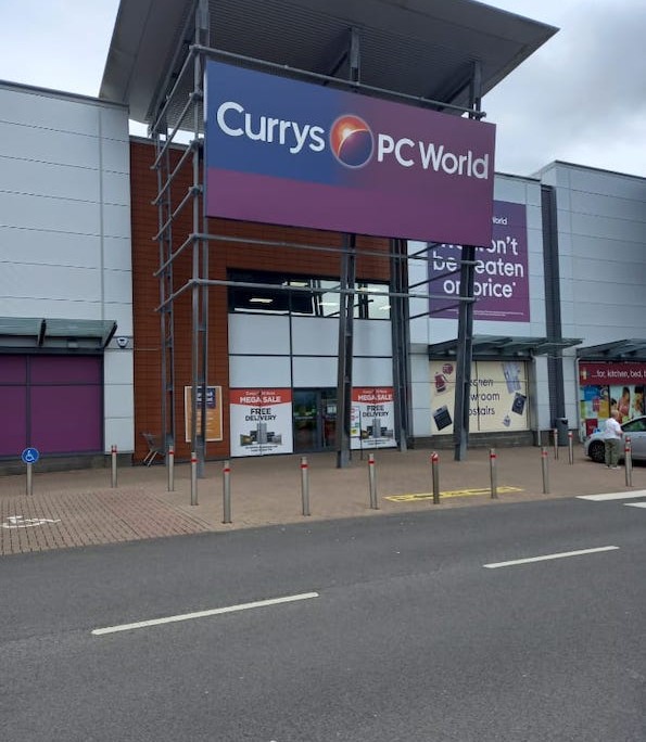 Currys PC World, Commercial Painting Services, Sligo, Ireland