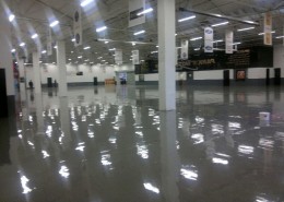 Epoxy Resin Floor Painted, Car Showroom