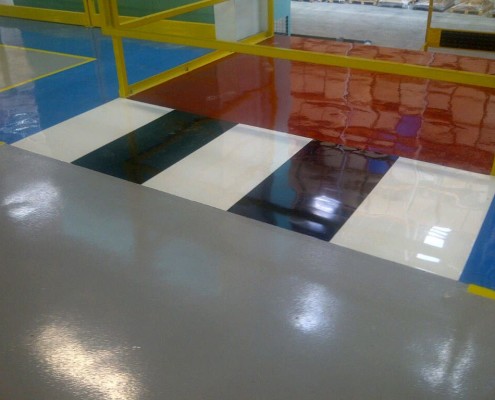 Factory Floor, Industrial Painting Contractor