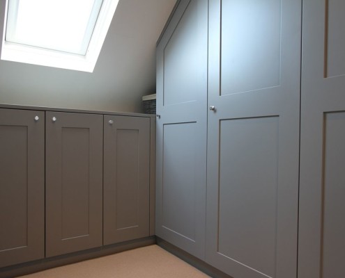 Sprayed Bedroom Wardrobe, Satin Finish