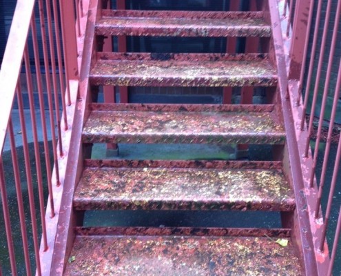 Before, Metal Fire Escape