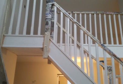 Stairs painting contractor